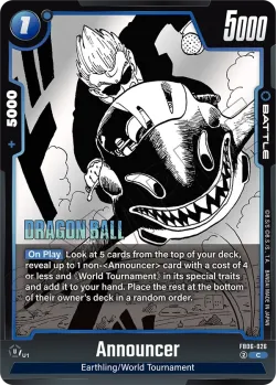 Announcer #FB06-026 · Dragon Ball Super: Fusion world
