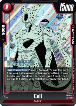 Cell #SB01-009 · Dragon Ball Super: Fusion world