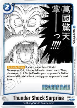 Thunder Shock Surprise #SB01-022 · Dragon Ball Super: Fusion world