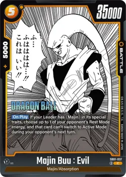 Majin Buu : Evil #SB01-037 · Dragon Ball Super: Fusion world