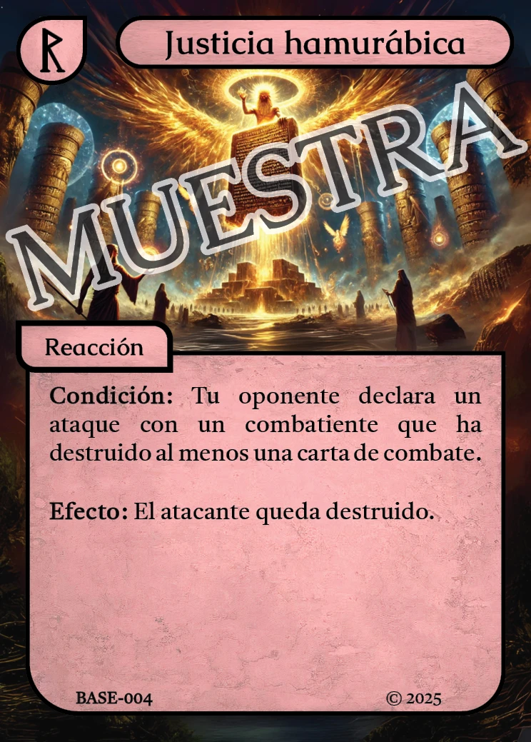 Justicia hamurábica 「BASE 004/183」「ES」