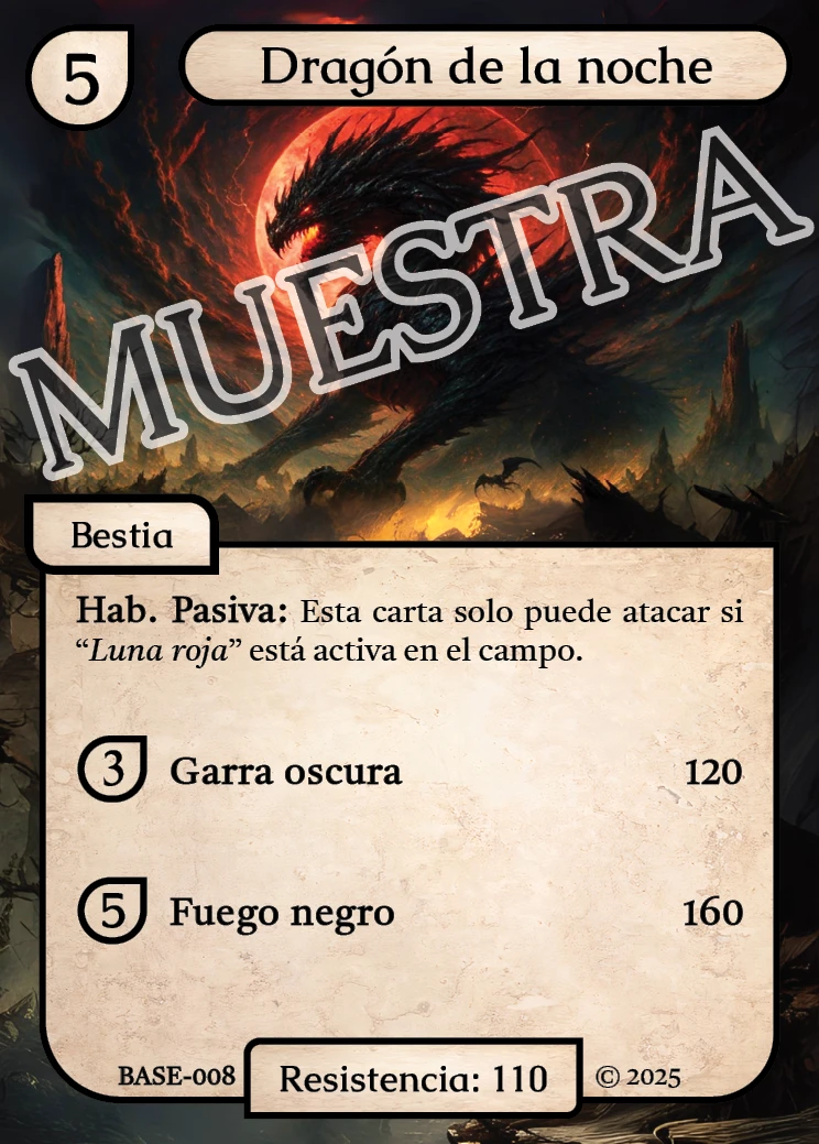 Dragón de la noche 「BASE 008/183」「ES」