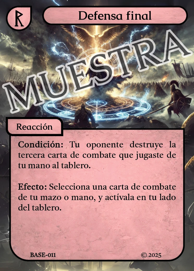 Defensa final 「BASE 011/183」「ES」