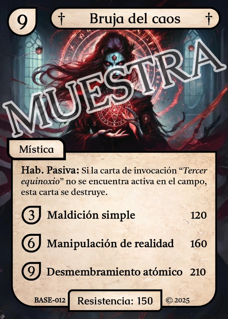 Bruja del caos 「BASE 012/183」「ES」