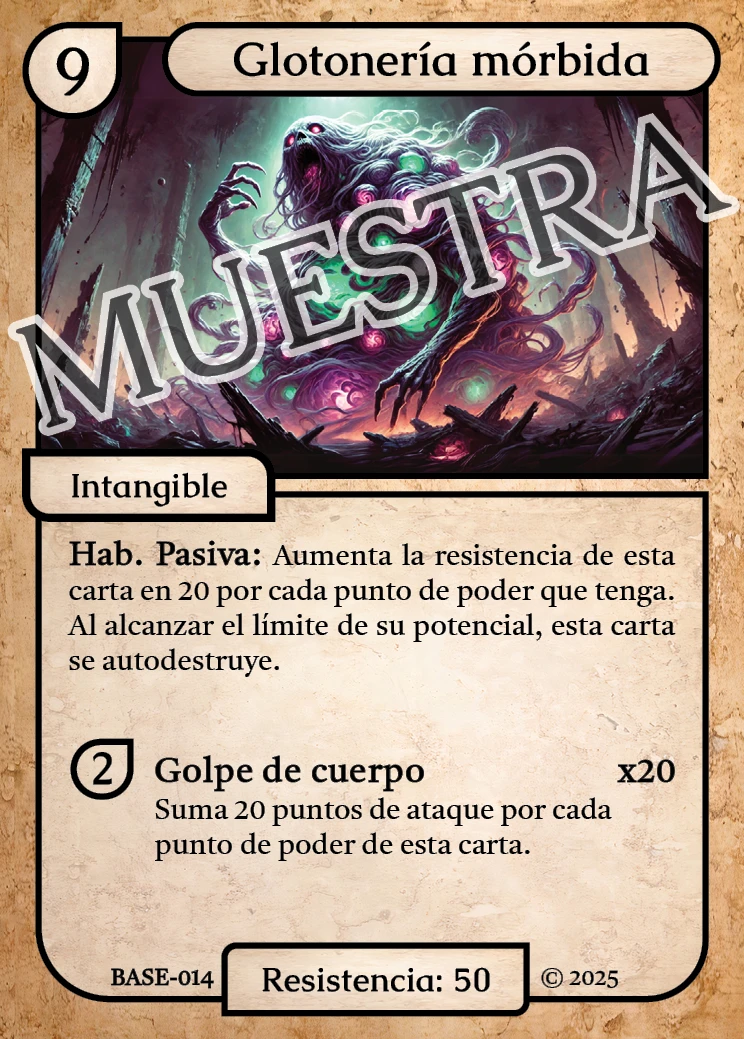 Glotonería mórbida 「BASE 014/183」「ES」