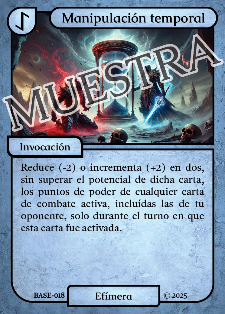 Manipulación temporal 「BASE 018/183」「ES」