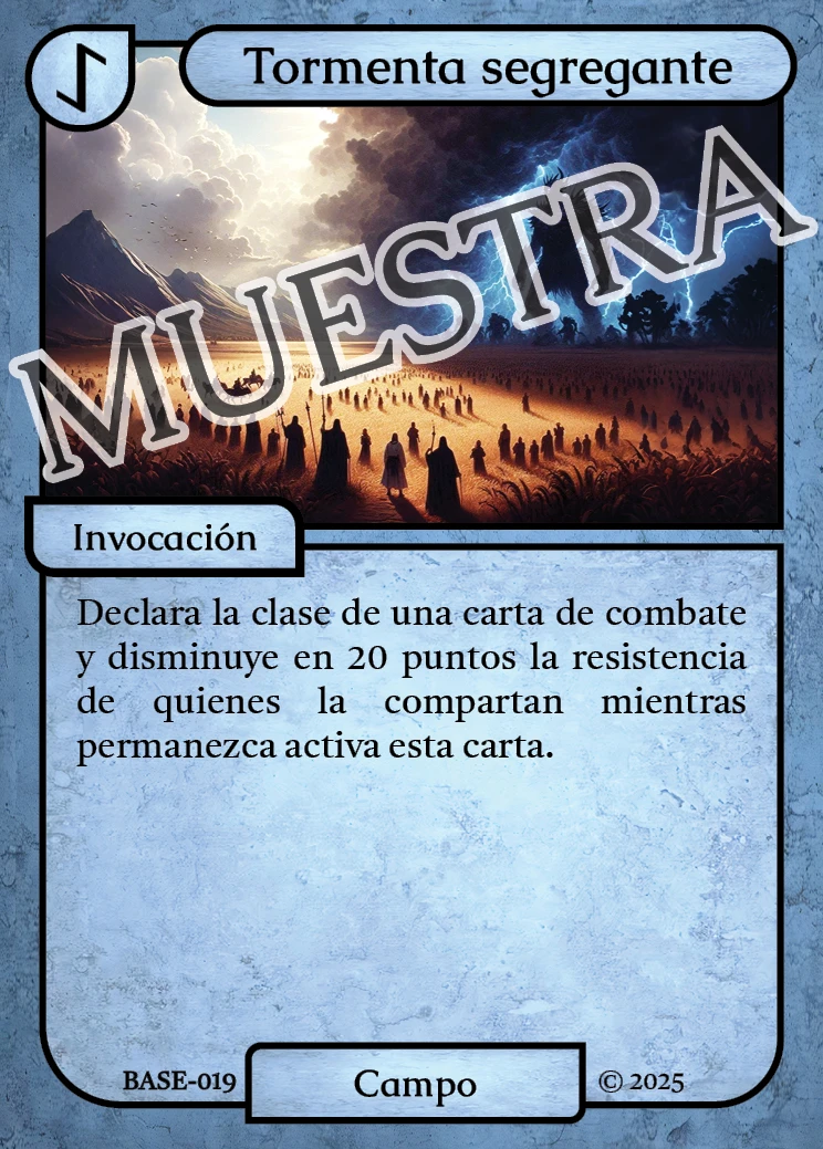 Tormenta segregante 「BASE 019/183」「ES」