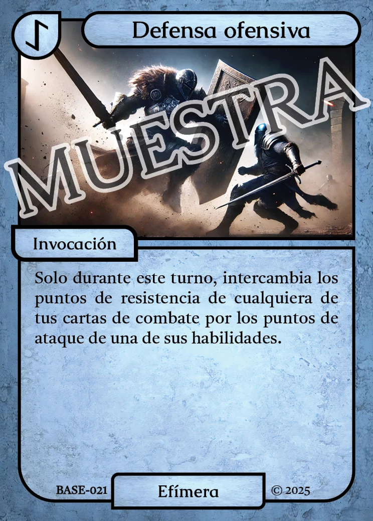 Defensa ofensiva 「BASE 021/183」「ES」