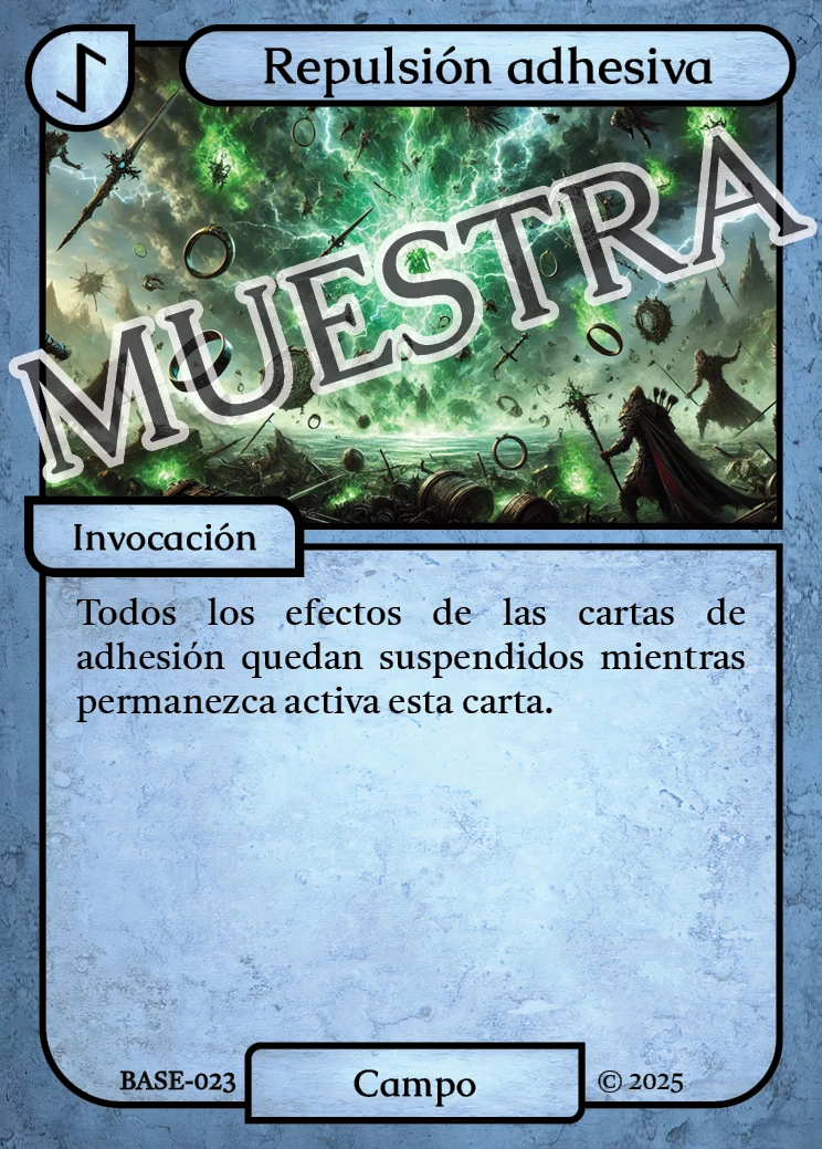 Repulsión adhesiva 「BASE 023/183」「ES」