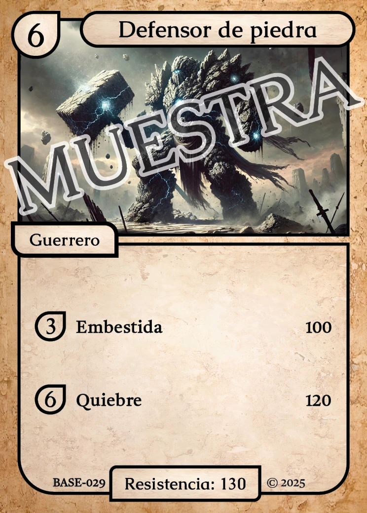 Defensor de piedra 「BASE 029/183」「ES」