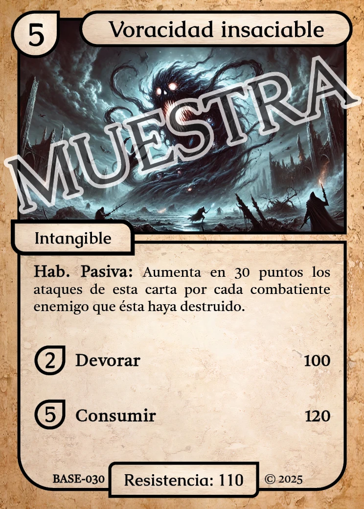Voracidad insaciable 「BASE 030/183」「ES」