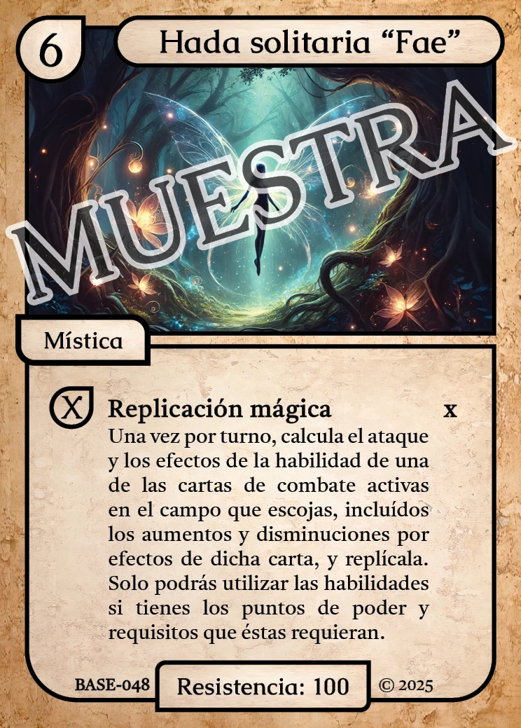 Hada solitaria "Fae" 「BASE 048/183」「ES」