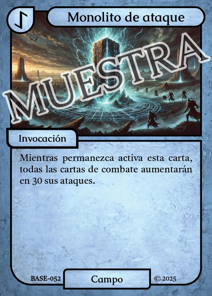 Monolito de ataque 「BASE 052/183」「ES」