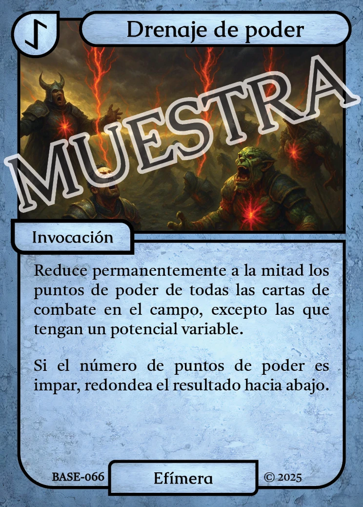 Drenaje de poder 「BASE 066/183」「ES」