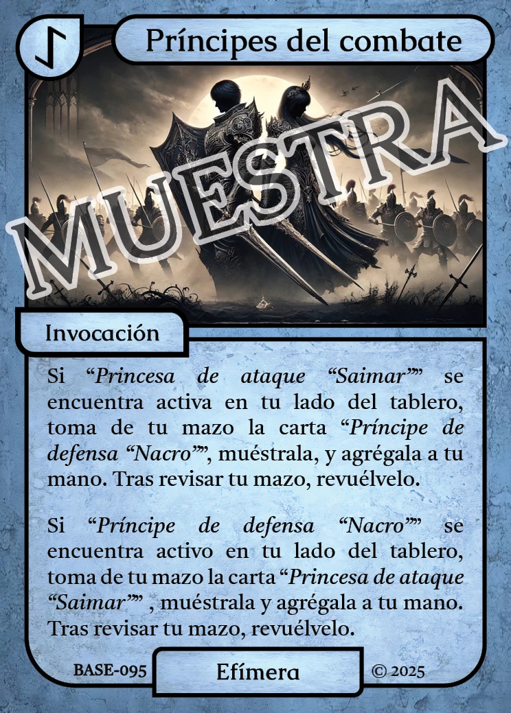Príncipes del combate 「BASE 095/183」「ES」