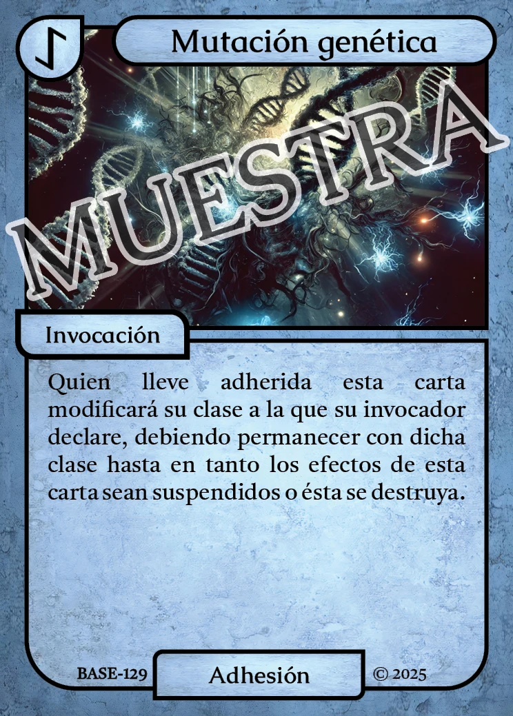Mutación genética 「BASE 129/183」「ES」