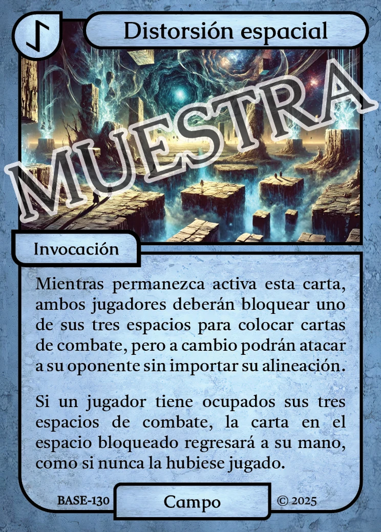 Distorsión espacial 「BASE 130/183」「ES」