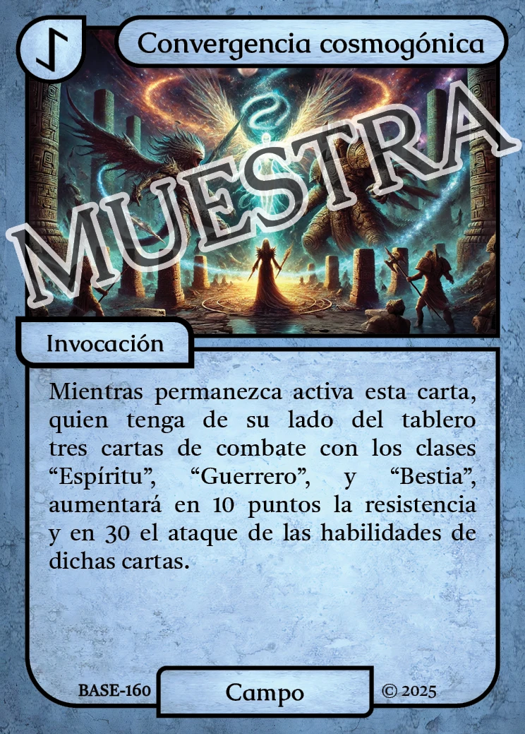 Convergencia cosmogónica 「BASE 160/183」「ES」