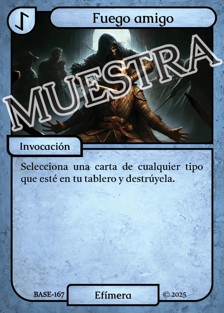 Fuego amigo 「BASE 167/183」「ES」