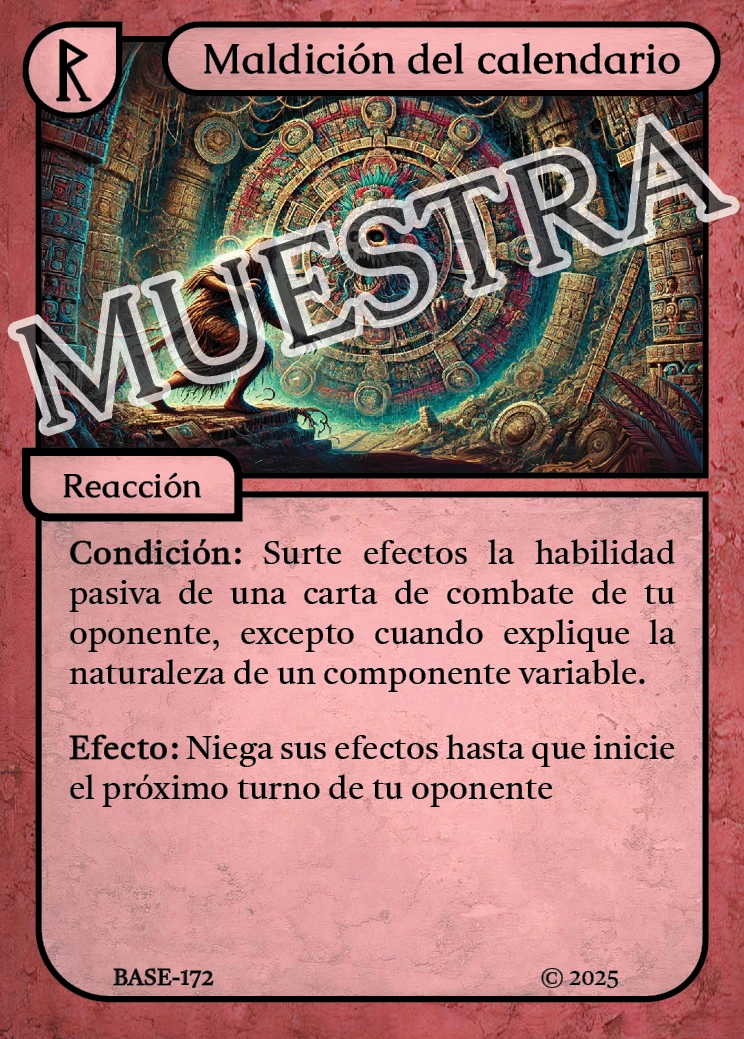 Maldición del calendario 「BASE 172/183」「ES」