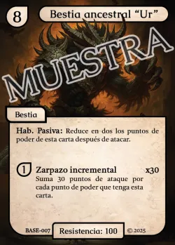 Bestia ancestral "Ur" 「BASE 007/183」「ES」