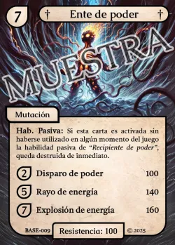Ente de poder 「BASE 009/183」「ES」