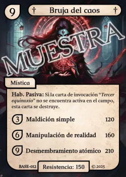 Bruja del caos 「BASE 012/183」「ES」