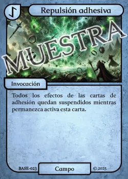 Repulsión adhesiva 「BASE 023/183」「ES」
