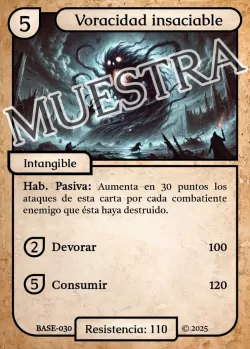 Voracidad insaciable 「BASE 030/183」「ES」