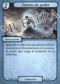 Estasis de poder 「BASE 037/183」「ES」