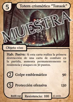 Totem crismático "Tonsok" 「BASE 041/183」「ES」