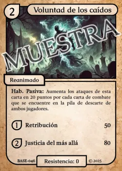 Voluntad de los caídos 「BASE 046/183」「ES」