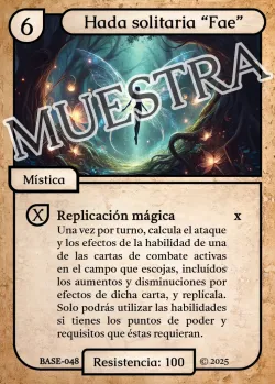 Hada solitaria "Fae" 「BASE 048/183」「ES」