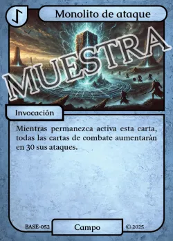 Monolito de ataque 「BASE 052/183」「ES」