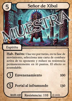 Señor de Xibal #BASE-058 · Eliria