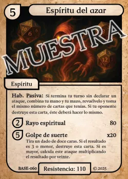 Espíritu del azar #BASE-060 · Eliria