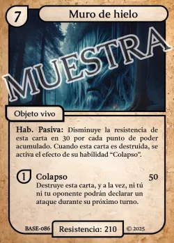 Muro de hielo #BASE-086 · Eliria