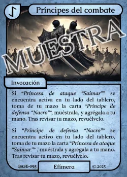 Príncipes del combate 「BASE 095/183」「ES」