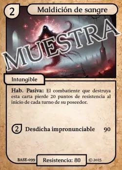 Maldición de sangre 「BASE 099/183」「ES」