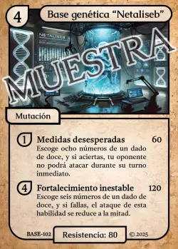 Base genética "Netaliseb" #BASE-102 · Eliria