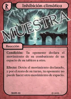 Inhibición climática #BASE-111 · Eliria