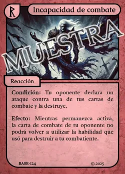 Incapacidad de combate #BASE-124 · Eliria