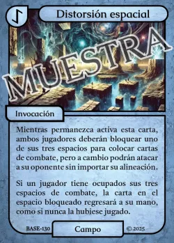 Distorsión espacial 「BASE 130/183」「ES」