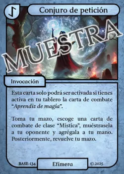 Conjuro de petición 「BASE 134/183」「ES」