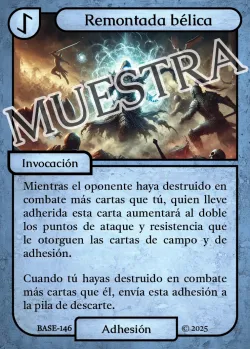 Remontada bélica 「BASE 146/183」「ES」