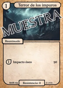 Terror de los impuros #BASE-154 · Eliria