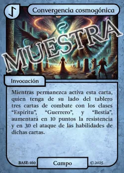 Convergencia cosmogónica 「BASE 160/183」「ES」