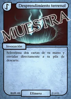 Desprendimiento terrenal 「BASE 166/183」「ES」