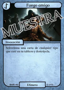 Fuego amigo 「BASE 167/183」「ES」
