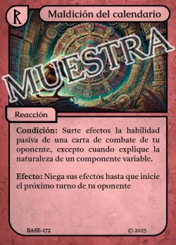 Maldición del calendario 「BASE 172/183」「ES」